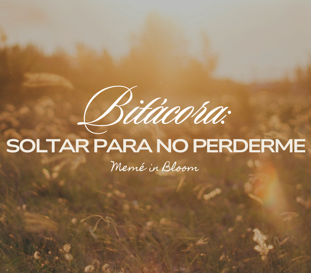 Bitácora: Soltar Para No Perderme